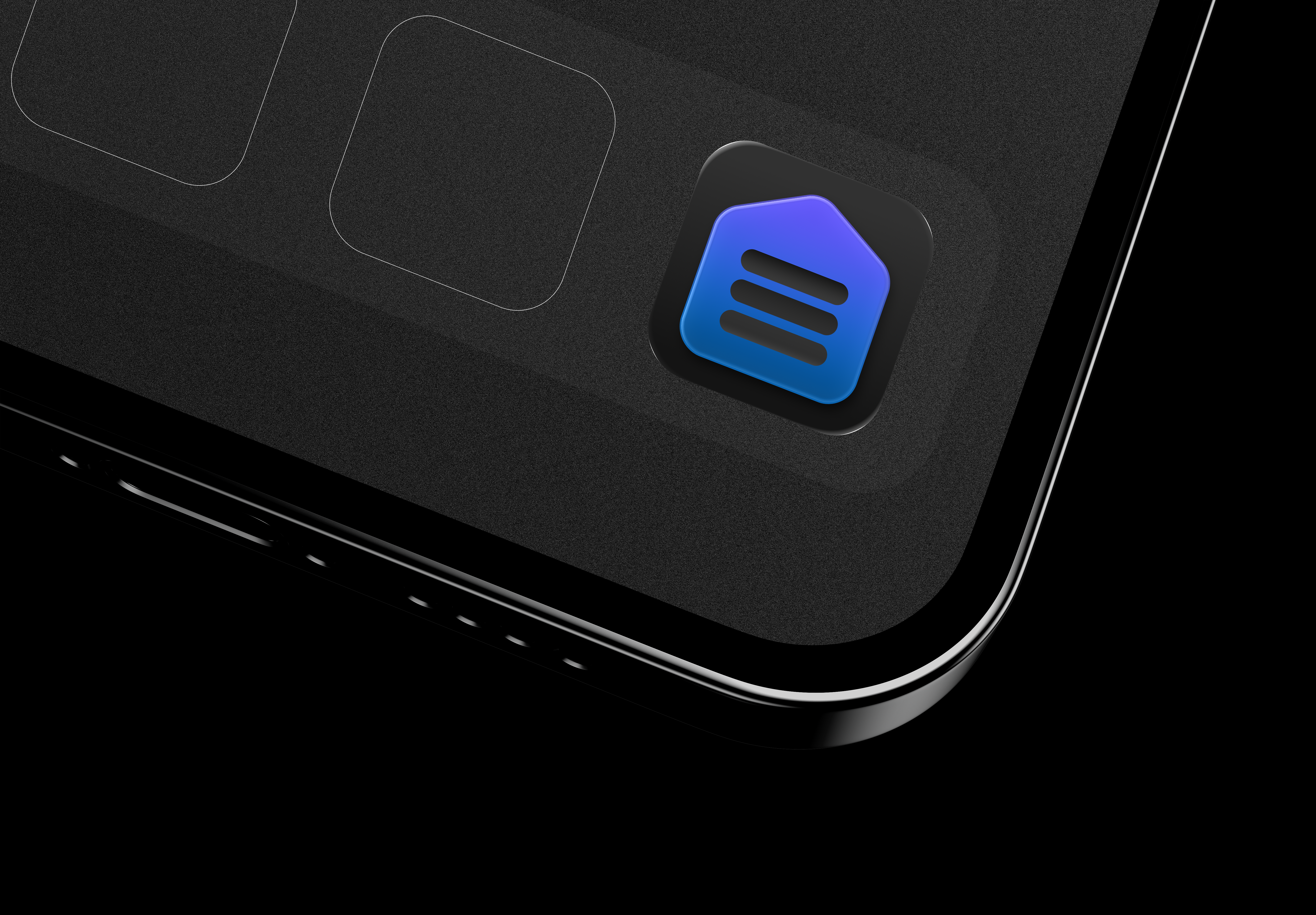 House Rules App Icon Mockup (Dark)