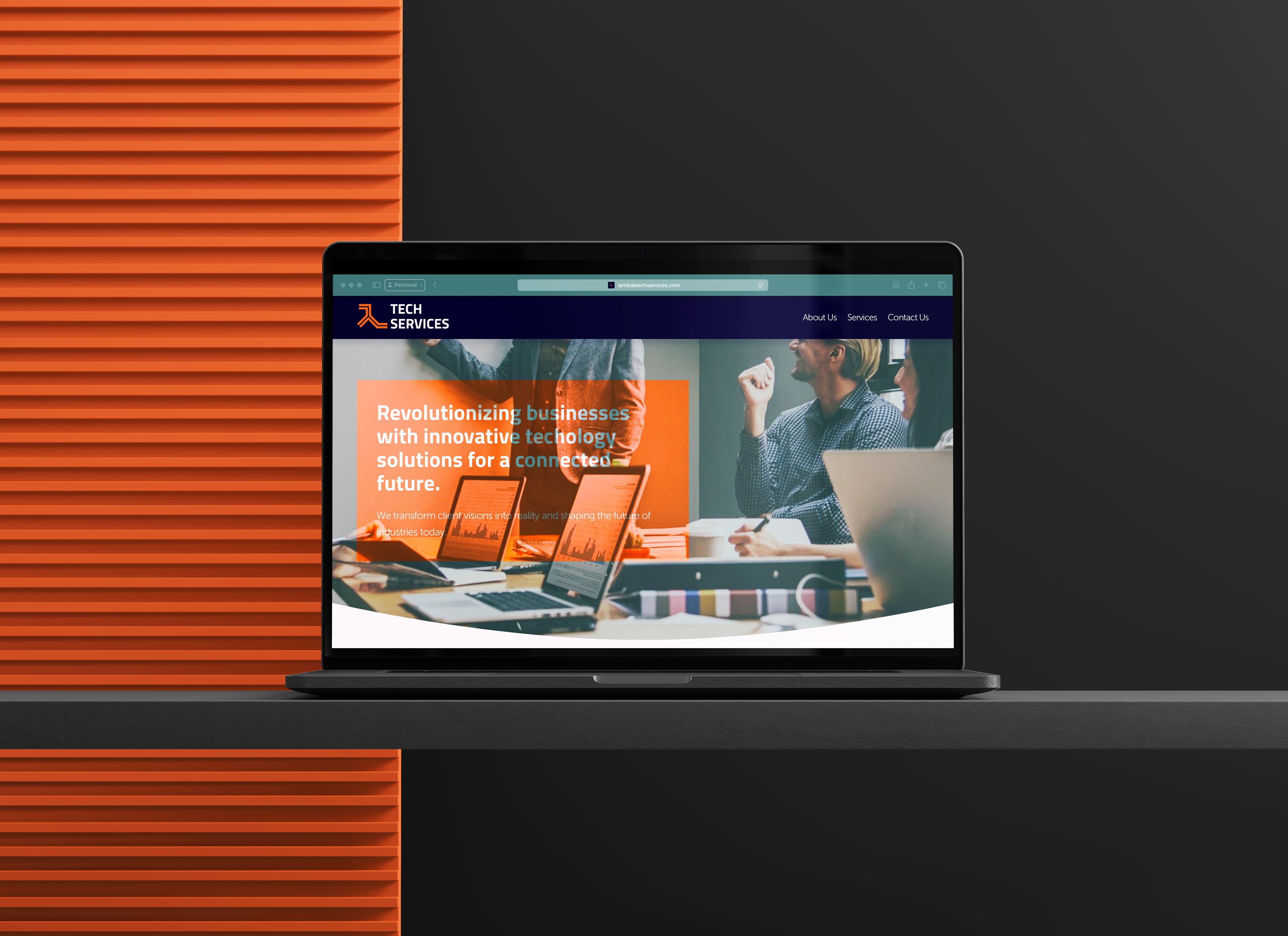 Lambda Tech Services Website Mockup